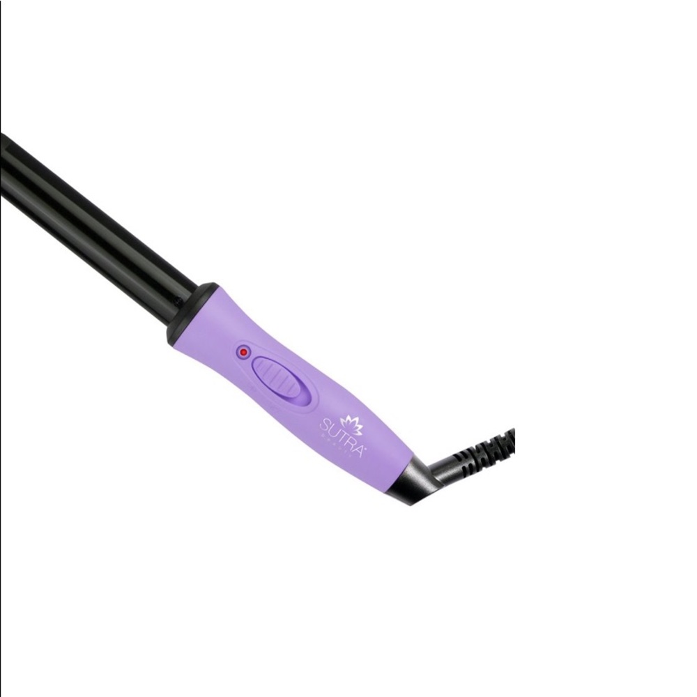 New .75 mini ceramic curling iron with cooling tip